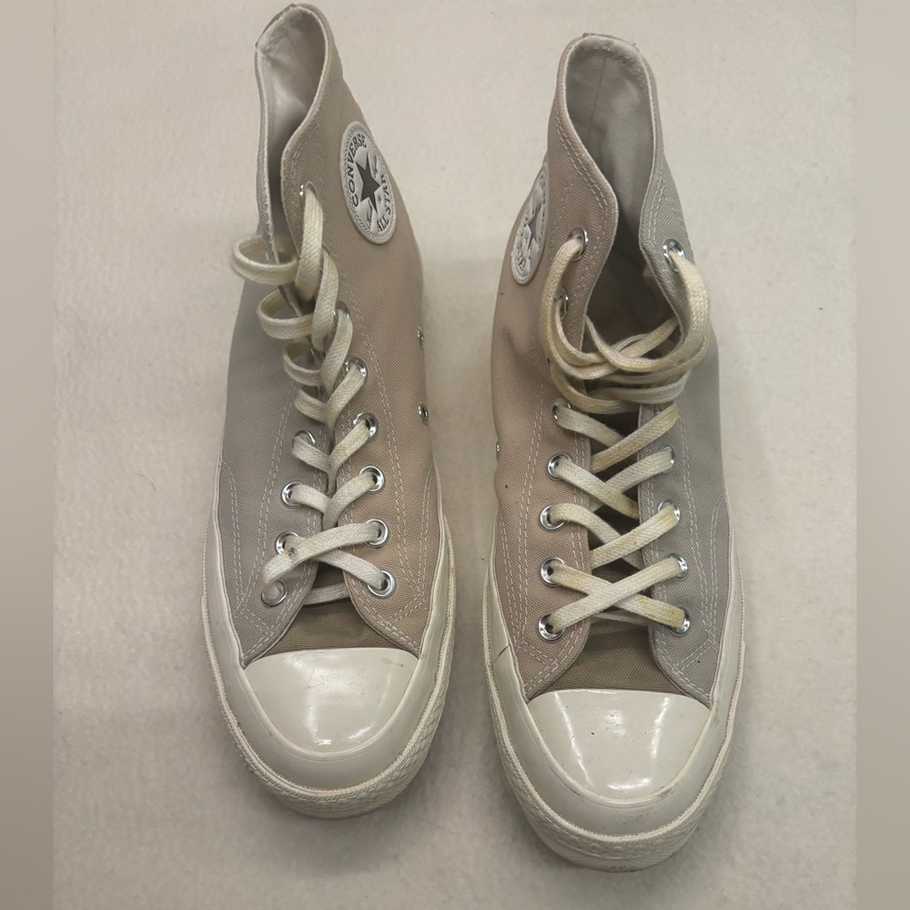 Converse Chuck 70 High Shoes Casual Sneakers Beach Stone Canvas